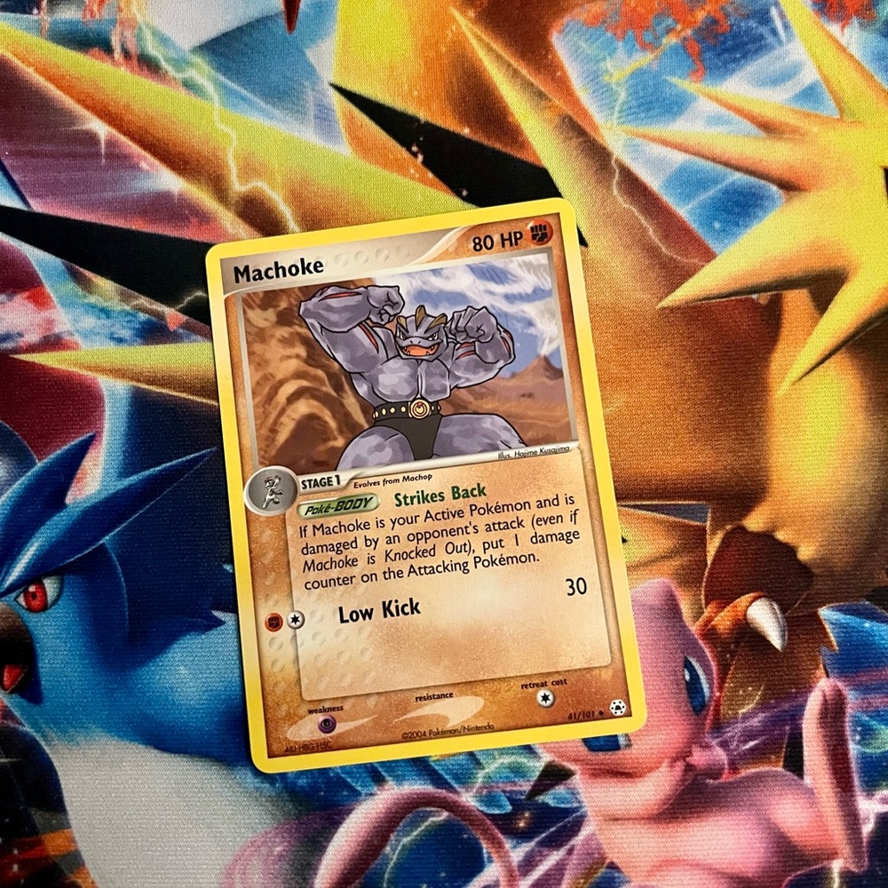 Pokémon machoke ex hidden legends card